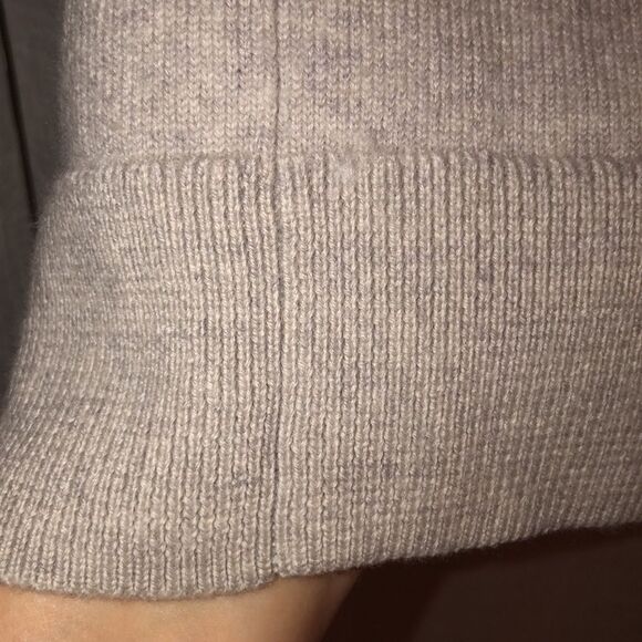 Wilfred S Merino Wool Knit Silver Gray Turtleneck Sweater - Picture 7 of 12